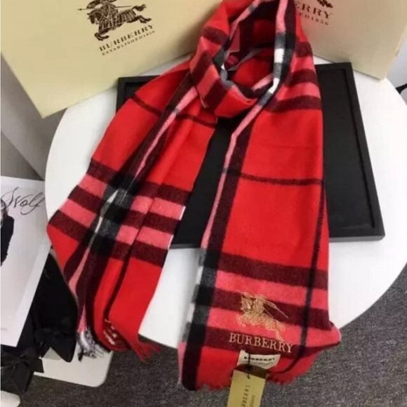 Burberry Cashmere Silk Nova Check Scarf ❤️NEW❤️ - Picture 2 of 6